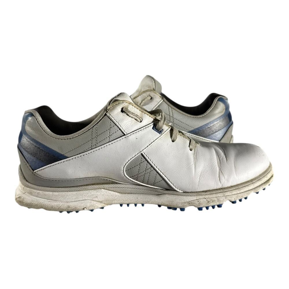 FootJoy Pro SL Shoes Men’s 8 M Golf Cleats White Leather Athletic Low Oxford - Picture 7 of 10